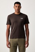 EA7 Emporio Armani T-shirt basic męski bawełniany brązowy PJVPZ.8NPT25