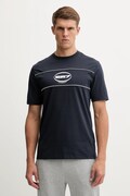 Tričko EA7 Emporio Armani pánské, tmavomodrá barva, s potiskem, AF16548.7M000984