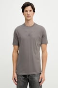 Armani Exchange t-shirt bawełniany męski kolor szary z nadrukiem XM001442 AF10358