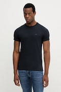 Emporio Armani t-shirt bawełniany męski kolor granatowy gładki 8N1TQ6 1JRGZ