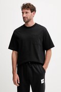 The North Face t-shirt bawełniany Dome Relaxed męski kolor czarny gładki NF0A8DYPJK31