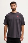 The North Face t-shirt bawełniany Redbox męski kolor szary z aplikacją NF0A8EG50SA1