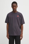 The North Face t-shirt in cotone Redbox uomo colore grigio con applicazione NF0A8EG50SA1