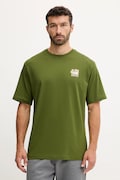 The North Face t-shirt bawełniany Connected Relaxed męski kolor zielony z nadrukiem NF0A8EGWBRI1