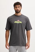 The North Face tricou din bumbac Expedition Celebration culoarea gri, cu imprimeu, NF0A8E3CRHI1