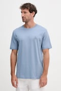 Marc O'Polo t-shirt bawełniany męski kolor niebieski z nadrukiem 526201251128