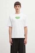 Βαμβακερό μπλουζάκι Puma PUMA x RIPNDIP ανδρικό, χρώμα: άσπρο, 632413