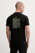 Majica kratkih rukava Lacoste boja: crna, s tiskom, TH4780