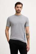 Karl Lagerfeld t-shirt męski kolor szary z nadrukiem 554235.755401