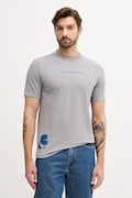 Karl Lagerfeld t-shirt męski kolor szary gładki 554235.755403