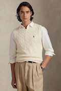 Tričko bez rukávů Polo Ralph Lauren béžová barva, 710979113