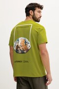 Спортивна футболка adidas TERREX колір зелений з принтом KC2351