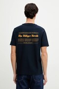 Бавовняна футболка Tommy Hilfiger колір синій з принтом MW0MW40008