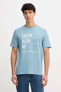 Βαμβακερό μπλουζάκι Calvin Klein Jeans ανδρικό, χρώμα: μπλε, LV04RD818G