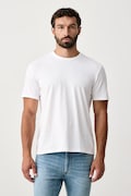 Calvin Klein Jeans T-shirt męski bawełniany biały LV04RD254G