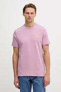 Calvin Klein Jeans t-shirt bawełniany męski kolor fioletowy gładki LV04RD254G