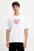Calvin Klein Jeans t-shirt bawełniany męski kolor biały z aplikacją LV04RD801G