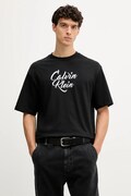 Calvin Klein Jeans t-shirt bawełniany męski kolor czarny z aplikacją LV04RD801G