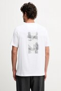BOSS Green tricou culoarea alb, cu imprimeu, 50548093