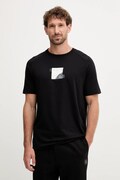 BOSS Green tricou culoarea negru, cu imprimeu, 50548093