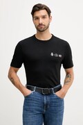 Tommy Hilfiger t-shirt in cotone uomo colore nero MW0MW40011