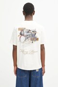 Filling Pieces cotton t-shirt Band beige color with a print 422520500238
