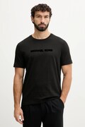 Michael Kors t-shirt bawełniany męski kolor czarny z aplikacją CF552PK1V2