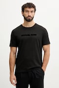 Michael Kors tricou din bumbac culoarea negru, cu imprimeu, CF552PK1V2