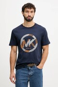 Michael Kors t-shirt bawełniany męski kolor granatowy z nadrukiem CF552TWFV4