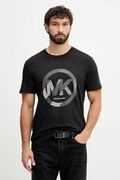 Michael Kors t-shirt bawełniany męski kolor czarny z nadrukiem CF552TWFV4