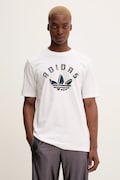 adidas Originals pamut póló GRFX fehér, nyomott mintás, JX3089
