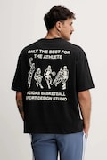 adidas Originals tricou Sport Design GFX culoarea negru, cu imprimeu, JW6646