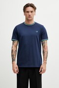 Fred Perry férfi pamut T-shirt sötétkék M1588V