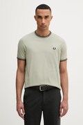 Fred Perry t-shirt męski bawełniany zielony M1588V