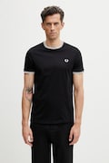 Fred Perry tricou de bumbac bărbătesc negru M1588V