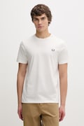 Fred Perry t-shirt bawełniany męski kolor biały gładki M1600V