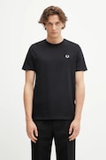 Fred Perry t-shirt bawełniany męski kolor czarny gładki M1600V