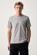 Aeronautica Militare tričko pánské bavlněné šedé TS1580UJ00372