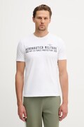 Aeronautica Militare футболка basic чоловіча бавовняна біла TS1942UJ00538