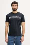 Aeronautica Militare футболка basic чоловіча бавовняна темно-синя TS1942UJ00538