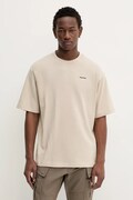G-Star t-shirt bawełniany męski kolor beżowy gładki D26817.D593