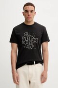G-Star t-shirt bawełniany męski kolor czarny z nadrukiem D26824.D975