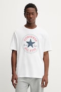 Converse t-shirt bawełniany męski kolor biały z nadrukiem CVM5T459
