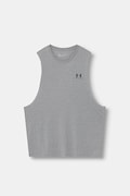 Under Armour tréningový top pánsky s bavlnou sivý 1329286