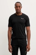 Salewa t-shirt sportowy Eagle Vocab męski kolor czarny gładki 00.0000029198
