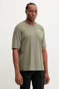 Salewa t-shirt sportowy Eagle Glacier Loose męski kolor zielony z nadrukiem 00.0000029200