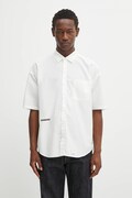 Βαμβακερό πουκάμισο NEIGHBORHOOD over shirt ss ανδρικό, χρώμα: άσπρο, 251BENH-SHM02