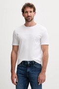 Lindbergh t-shirt bawełniany męski kolor biały z nadrukiem 30.400200B