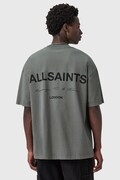 AllSaints t-shirt bawełniany FUTURE męski kolor zielony z nadrukiem M006PD