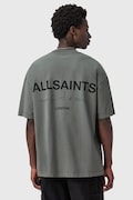 Bavlnené tričko AllSaints FUTURE pánske, zelená farba, s potlačou, M006PD